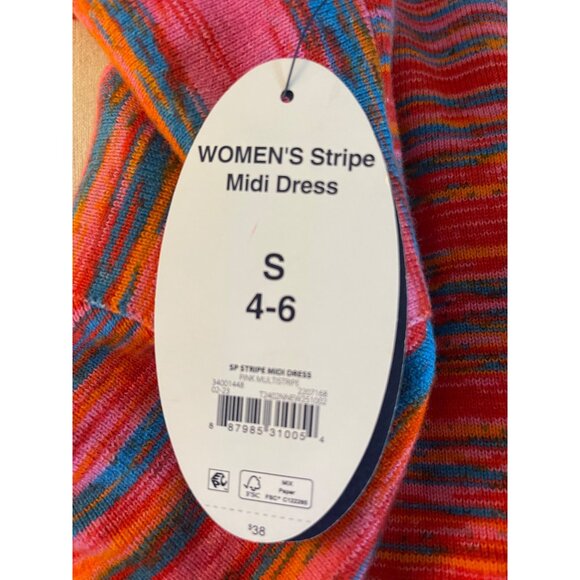 Scoop Womens striped Dress S - Picture 8 of 12